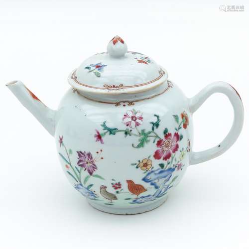 A Famille Rose Teapot