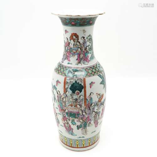 A Famille Rose Vase