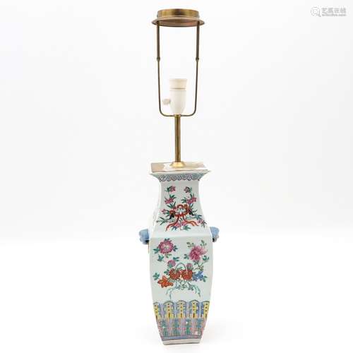 A Polychrome Decor Lamp