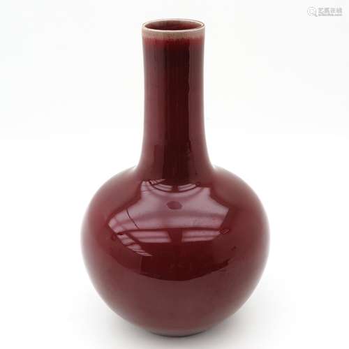 A Sang de Boeuf Tianqiu Ping Vase