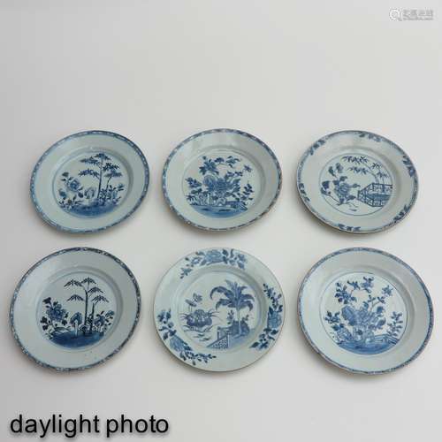 A Collection of Six Plates