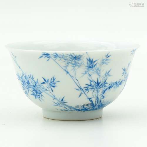 A Blue and White Bowl