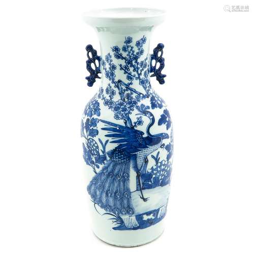 A Blue and White Vase