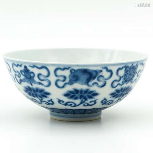 A Blue and White Bowl