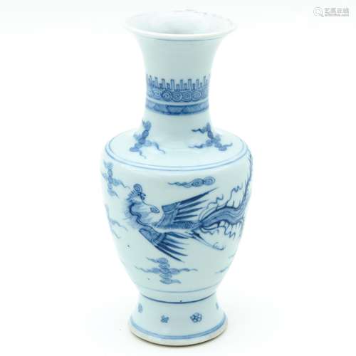 A Blue and White Vase