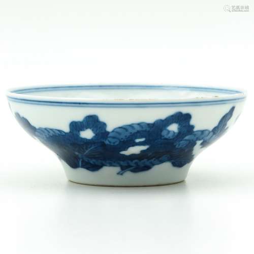 A Blue and White Bowl