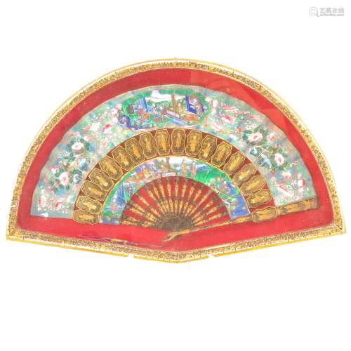 A Framed Chinese Fan