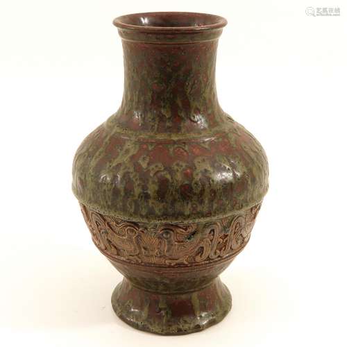 A Stoneware Vase