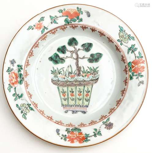 A Famille Verte Plate