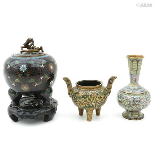 A Collection of Cloisonne