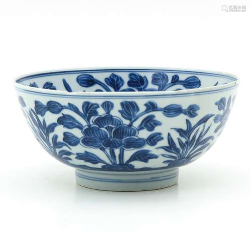 A Blue and White Bowl