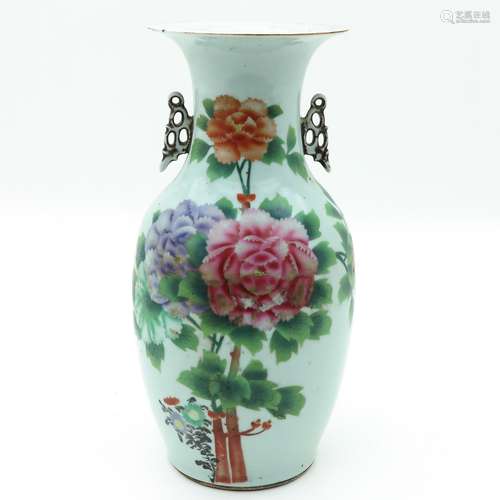 A Polychrome Vase