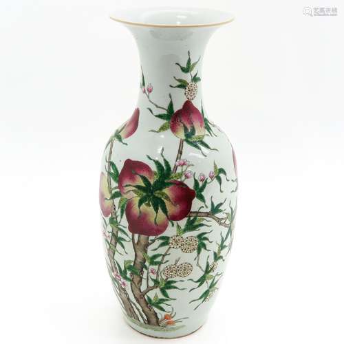 A Nine Peaches Decor Vase