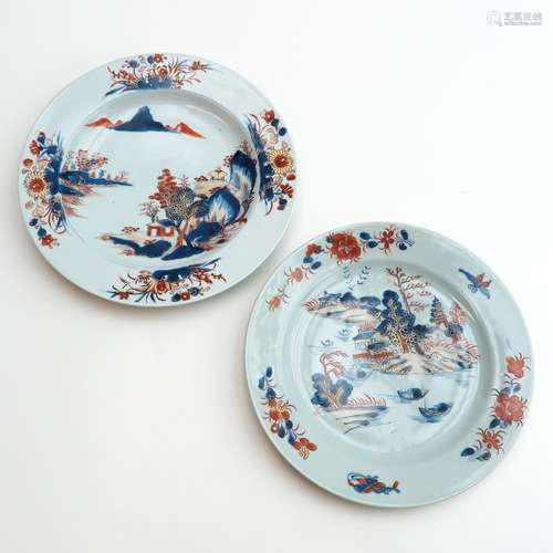 Two Imari Plates