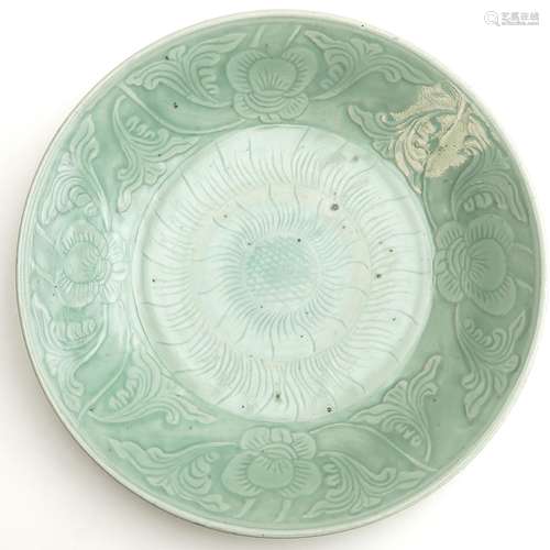 A Celadon Charger