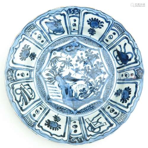 A Blue and White Wanli Plate