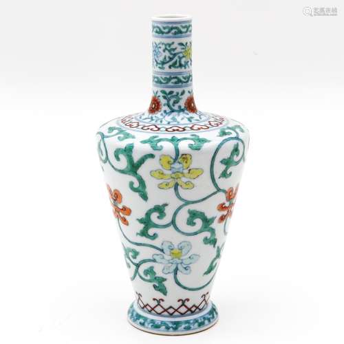 A Polychrome Vase