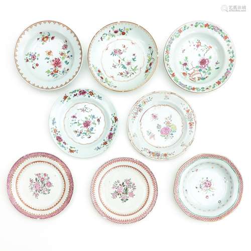 A Collection of Eight Plates