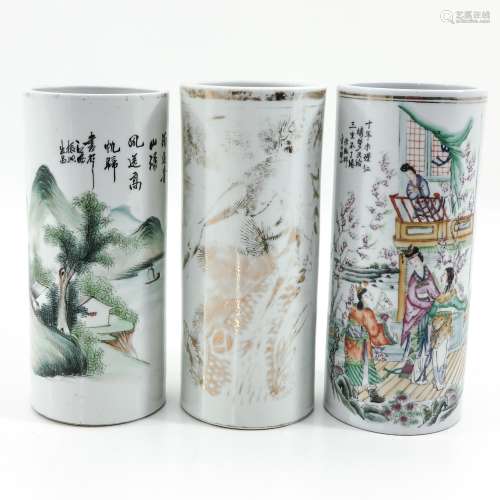 Three Chinese Vases