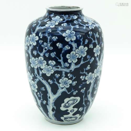 A Blue and White Vase