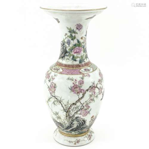 A Famille Rose Vase