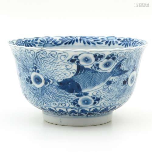 A Blue and White Bowl