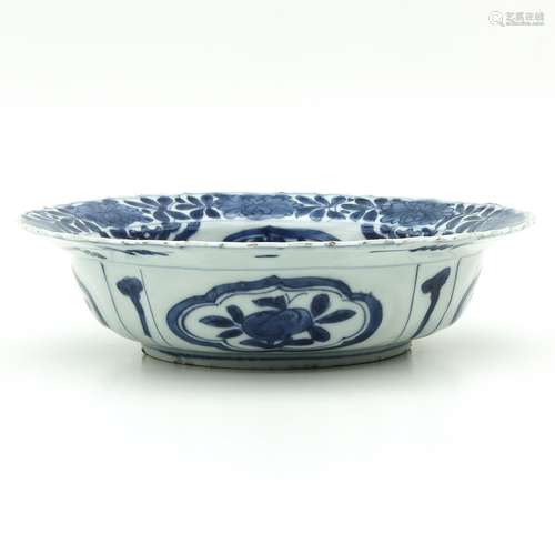 A Blue and White Bowl