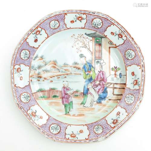 A Familly Rose Mandarin Plate