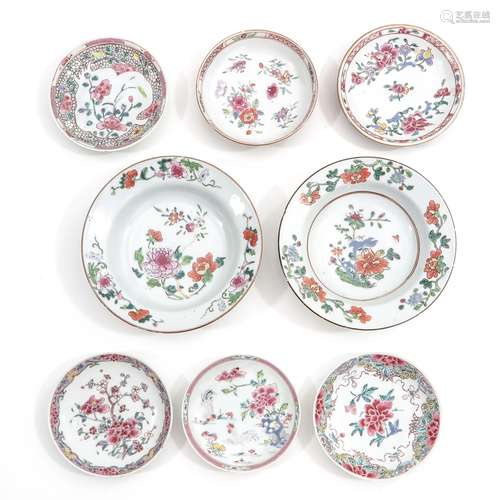 A Collection of 8 Small Plates