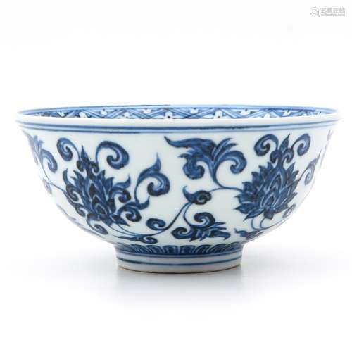 A Blue and White Bowl