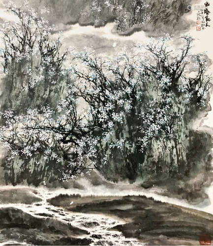 宋雨桂 幽壑溪水