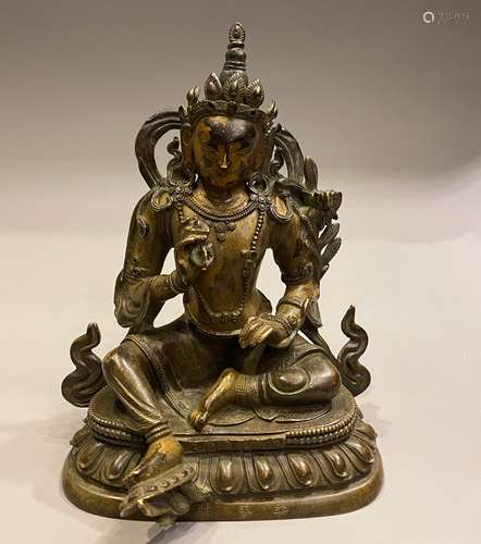 Bronze clay gold Bodhisattva