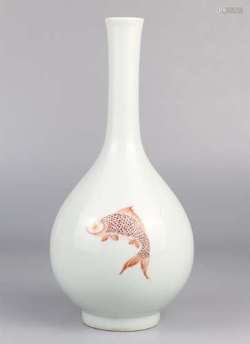 Colorful fish pattern bottle