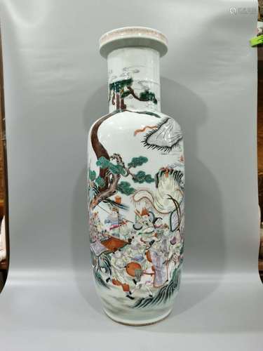 Pastel bottle with figure pattern