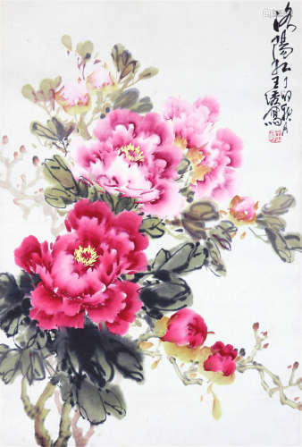 王  绣(b.1942)洛阳牡丹