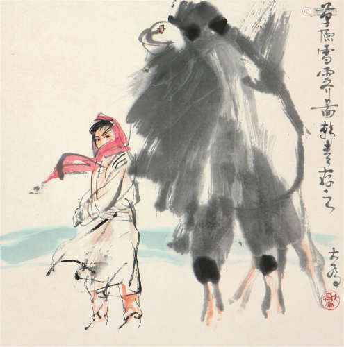 刘大为(b.1945)草原雪霁