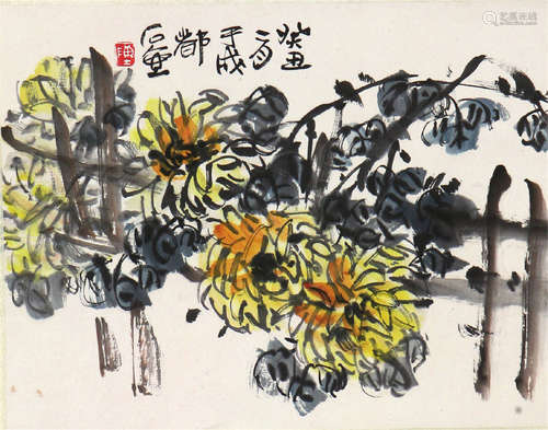 陈子庄(1913-1976)秋菊