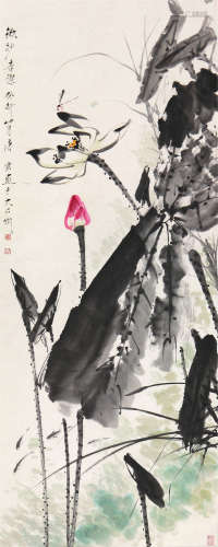 唐  云(1910-1993)微妙香洁