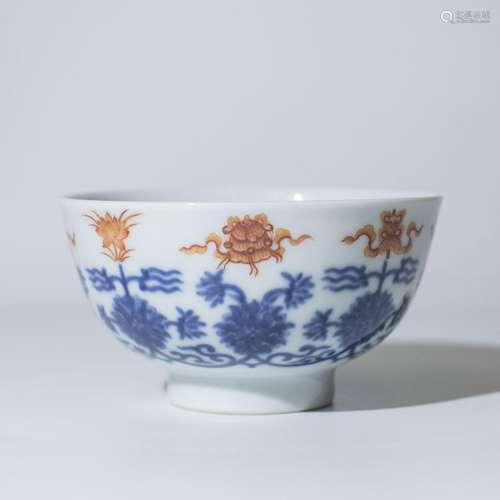 Blue And White Porcelain Bowl