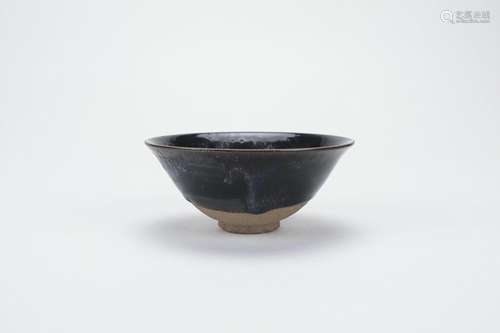 Black Glazed Porcelain Tea Bowl