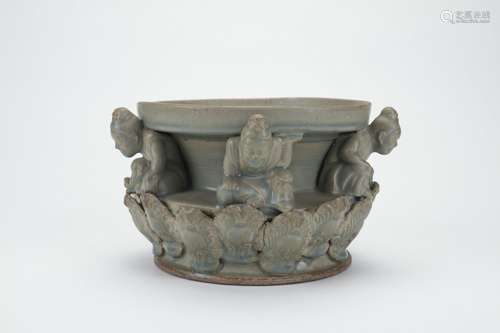 Celadon Glazed Porcelain Inkstone