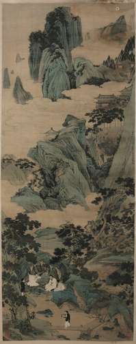 Painting Of Landscape By Qiu Ying