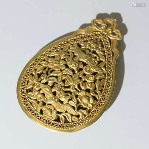 Gold Perfume Pouch