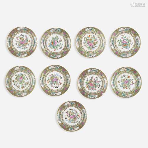 Chinese Export, Famille Rose dessert plates