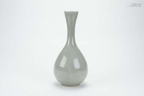 Celadon Glazed Porcelain Vase