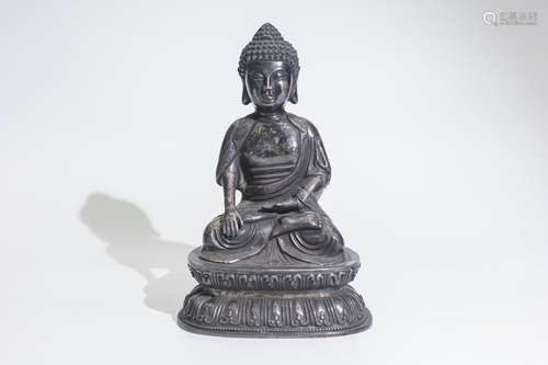 Silver Figure Of Sakyamuni