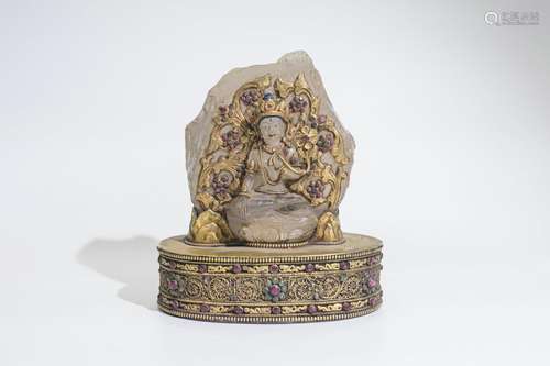 Rock Crystal Figure Of Buddha