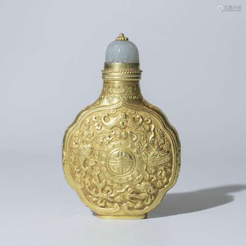 Gold Snuff Bottle