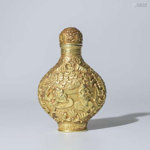 Gold Snuff Bottle