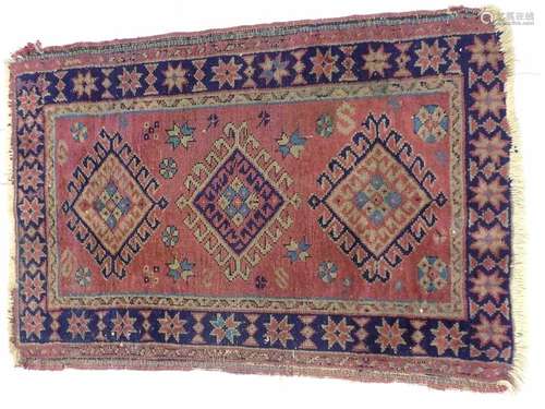 ANTIQUE CAUCASIAN RUG